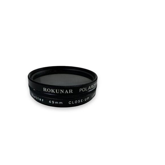 49mm Set of 2 Rokunar Circular Polarizer and vivitar 49 mm close up lens Japan - Picture 4 of 5